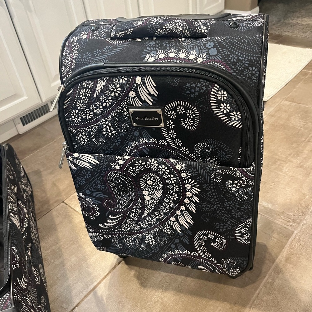 Vera Bradley Paisley Petals luggage set